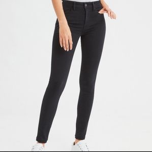 American Eagle Black Skinny Pant Sz 2 Long